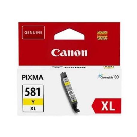 CARTUCHO DE TINTA ORIGINAL CANON CLI-581YXL ALTA CAPACIDAD/ AMARILLO