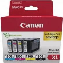 CARTUCHO DE TINTA ORIGINAL CANON PGI-1500XL MULTIPACK ALTA CAPACIDAD/ CIAN/ MAGENTA/ AMARILLO/ NEGRO