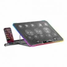 SOPORTE REFRIGERANTE MARS GAMING MNBC13 PARA PORTÁTILES HASTA 17'/ ILUMINACIÓN LED