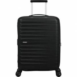 MALETA DE CABINA AMERICAN TOURISTER FASTFORWARD SPINNER EXPANSIBLE 55CM/ 55X40X23CM/ 4 RUEDAS/ NEGRO