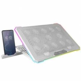 SOPORTE REFRIGERANTE MARS GAMING MNBC13 PARA PORTÁTILES HASTA 17'/ ILUMINACIÓN LED
