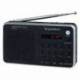 RADIO PORTÁTIL SUNSTECH RPD32SL/ CON BATERÍA/ NEGRA Y PLATEADA