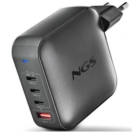 CARGADOR DE PORTÁTIL GAN NGS BUD 165W/ 165W/ AUTOMÁTICO/ VOLTAJE 5-21V
