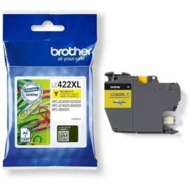 CARTUCHO DE TINTA ORIGINAL BROTHER LC-422 XL ALTA CAPACIDAD/ AMARILLO