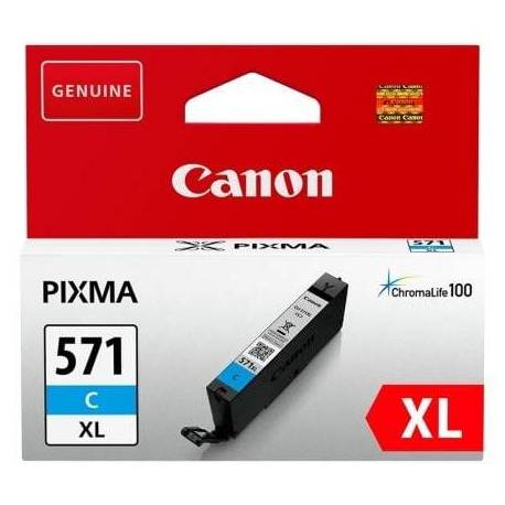 CARTUCHO DE TINTA ORIGINAL CANON CLI-571CXL ALTA CAPACIDAD/ CIAN