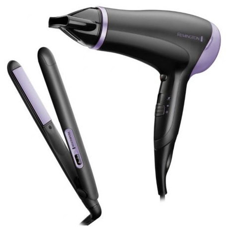 PACK SECADOR Y PLANCHA PARA EL PELO REMINGTON STYLE ESSENTIALS