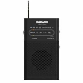 RADIO PORTÁTIL DAEWOO DW1027/ NEGRA