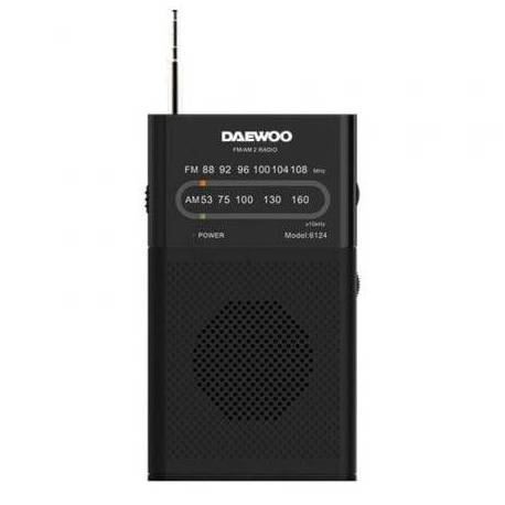 RADIO PORTÁTIL DAEWOO DW1027/ NEGRA
