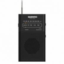RADIO PORTÁTIL DAEWOO DW1027/ NEGRA