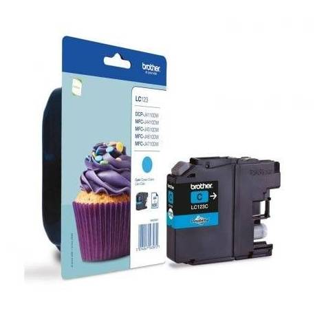CARTUCHO DE TINTA ORIGINAL BROTHER LC-123C/ CIAN