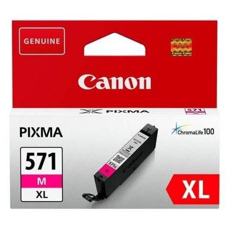 CARTUCHO DE TINTA ORIGINAL CANON CLI-571MXL ALTA CAPACIDAD/ MAGENTA