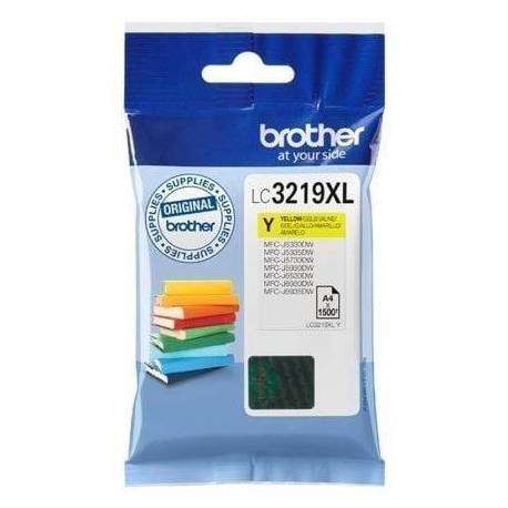 CARTUCHO DE TINTA ORIGINAL BROTHER LC-3219Y XL ALTA CAPACIDAD/ AMARILLO