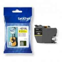 CARTUCHO DE TINTA ORIGINAL BROTHER LC421XL ALTA CAPACIDAD/ AMARILLO