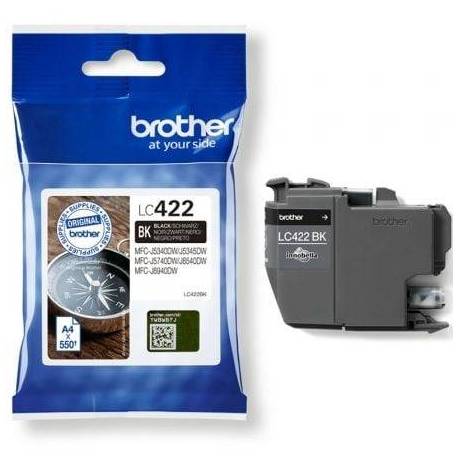 CARTUCHO DE TINTA ORIGINAL BROTHER LC-422/ NEGRO