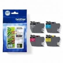 CARTUCHO DE TINTA ORIGINAL BROTHER LC-422XL ALTA CAPACIDAD MULTIPACK/ CIAN/ MAGENTA/ AMARILLO/ NEGRO