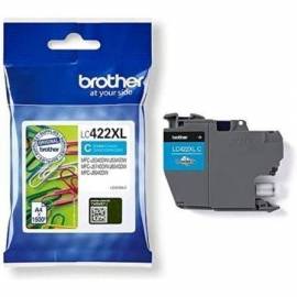 CARTUCHO DE TINTA ORIGINAL BROTHER LC-422 XL ALTA CAPACIDAD/ CIAN