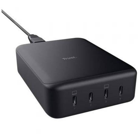 CARGADOR DE PORTÁTILES GAN TRUST MAXO/ 4XUSB TIPO-C/ 240W