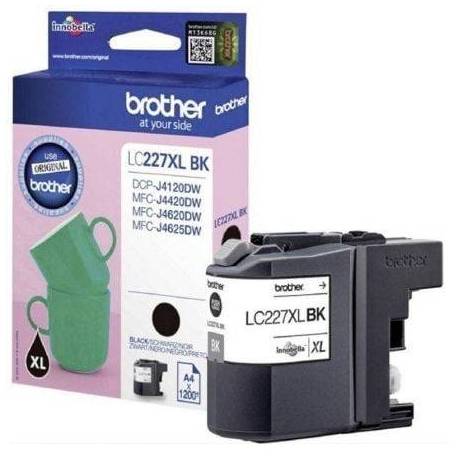 CARTUCHO DE TINTA ORIGINAL BROTHER LC-227 XL ALTA CAPACIDAD/ NEGRO