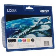 CARTUCHO DE TINTA ORIGINAL BROTHER LC- 985 MULTIPACK/ CIAN/ MAGENTA/ AMARILLO/ NEGRO