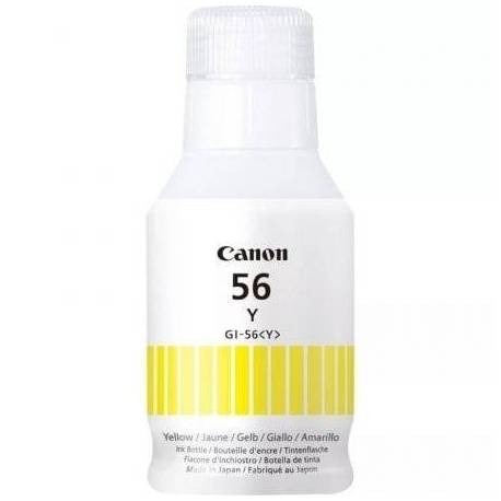 BOTELLA DE TINTA ORIGINAL CANON GI-56/ AMARILLA