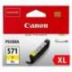 CARTUCHO DE TINTA ORIGINAL CANON CLI-571YXL ALTA CAPACIDAD/ AMARILLO