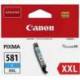 CARTUCHO DE TINTA ORIGINAL CANON CLI-581XXL ALTA CAPACIDAD/ CIAN