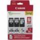 CARTUCHO DE TINTA ORIGINAL CANON PG-540L + CL-541 XL MULTIPACK ALTA CAPACIDAD/ 2X NEGRO/ TRICOLOR + PAPEL FOTOGRÁFICO
