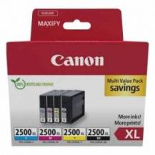 CARTUCHO DE TINTA ORIGINAL CANON PGI-2500 XL MULTIPACK ALTA CAPACIDAD/ CIAN/ MAGENTA/ AMARILLO/ NEGRO