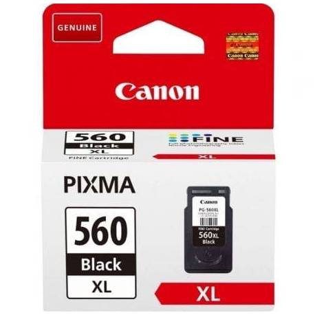 CARTUCHO DE TINTA ORIGINAL CANON PG-560XL ALTA CAPACIDAD/ NEGRO