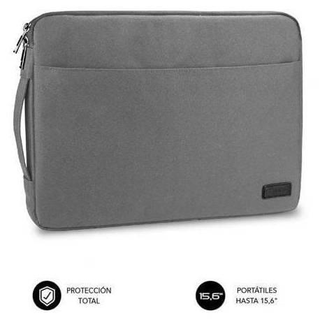 FUNDA SUBBLIM URBAN LAPTOP SLEEVE PARA PORTÁTILES HASTA 15.6'/ GRIS