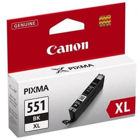 CARTUCHO DE TINTA ORIGINAL CANON CLI-551BK XL ALTA CAPACIDAD/ NEGRO