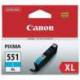 CARTUCHO DE TINTA ORIGINAL CANON CLI-551C XL ALTA CAPACIDAD/ CIAN