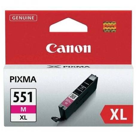 CARTUCHO DE TINTA ORIGINAL CANON CLI-551M XL ALTA CAPACIDAD/ MAGENTA