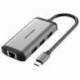 DOCKING USB TIPO-C VENTION CNCHB/ 1XHDMI 4K/ 3XUSB/ 1XUSB TIPO-C PD/ 1XRJ45/ GRIS