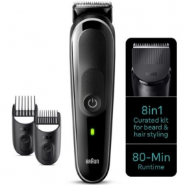 RECORTADORA BRAUN ALL IN ONE STYLE KIT SERIES 3 MGK3440/ CON BATERÍA/ 8 ACCESORIOS