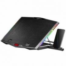 SOPORTE REFRIGERANTE MARS GAMING MNBC5 PARA PORTÁTILES HASTA 17.3'/ ILUMINACIÓN LED
