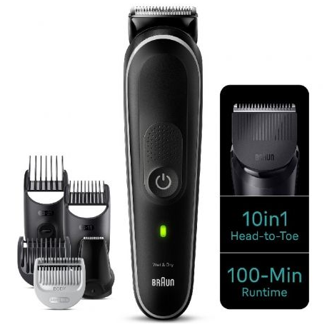 RECORTADORA BRAUN ALL IN ONE SERIES 5 MGK5440/ CON BATERÍA/ 10 ACCESORIOS