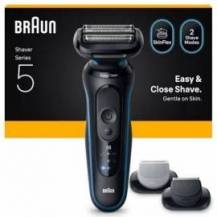 AFEITADORA BRAUN SERIES 5 52-B1650S/ CON BATERÍA/ 2 ACCESORIOS