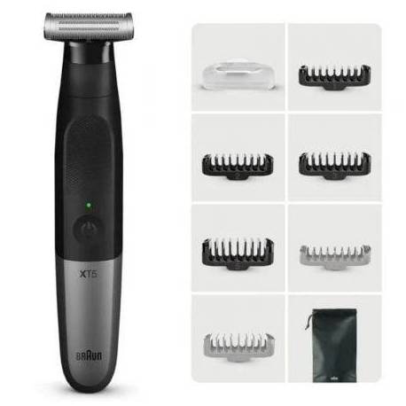 AFEITADORA BRAUN WET AND DRY SERIE X XT5200/ CON BATERÍA/ 6 ACCESORIOS