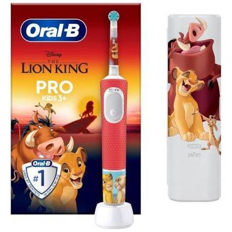 CEPILLO DENTAL ORAL-B PRO KIDS 3 REY LEÓN/ INCLUYE 1 RECAMBIO