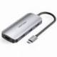 DOCKING USB TIPO-C VENTION TOFHB/ 1XHDMI/ 3XUSB/ 1XUSB TIPO-C/ 1XUSB TIPO-C PD/ GRIS