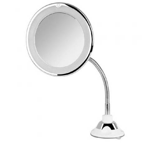 ESPEJO COSMÉTICO DE PARED CON LUZ ORBEGOZO ESP 1020/ TELESCÓPICO/ Ø17CM