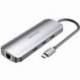DOCKING USB TIPO-C VENTION TOLHB/ 1XHDMI 4K/ 3XUSB/ 1XUSB TIPO-C PD/ 1XRJ45/ 1XLECTOR TARJETAS SD/ 1X MICROSD/ JACK 3.5/ GRIS