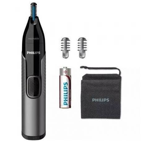 PERFILADOR PHILIPS NOSE TRIMMER 3650 SERIE 3000/ A PILAS/ 3 ACCESORIOS