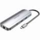 DOCKING USB TIPO-C VENTION TOMHB/ 1XHDMI 4K/ 2XUSB/ 1XUSB TIPO-C/ 1XUSB TIPO-C PD/ 1XRJ45/ 1XLECTOR TARJETAS SD Y MICROSD/ JACK