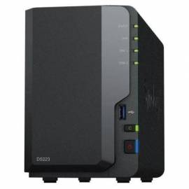 NAS SYNOLOGY DISKSTATION DS223/ 2 BAHÍAS 3.5'- 2.5'/ 2GB DDR4/ FORMATO TORRE