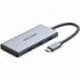 DOCKING USB TIPO-C VENTION TOOHB/ 1XHDMI 4K/ 3XUSB/ 1XLECTOR TARJETAS/ GRIS