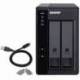 DAS QNAP TR-002/ 2 BAHÍAS 3.5'- 2.5'/ FORMATO TORRE