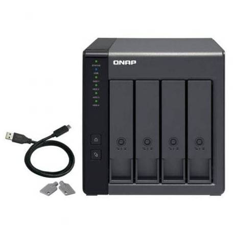 DAS QNAP TR-004/ 4 BAHÍAS 3.5'- 2.5'/ FORMATO TORRE