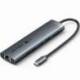 DOCKING USB TIPO-C VENTION TGUHB/ RJ45/ 2XUSB/ 1XUSB TIPO-C/ 1XHDMI/ 1XUSB TIPO-C PD/ 1XLECTOR DE TARJETAS/ GRIS
